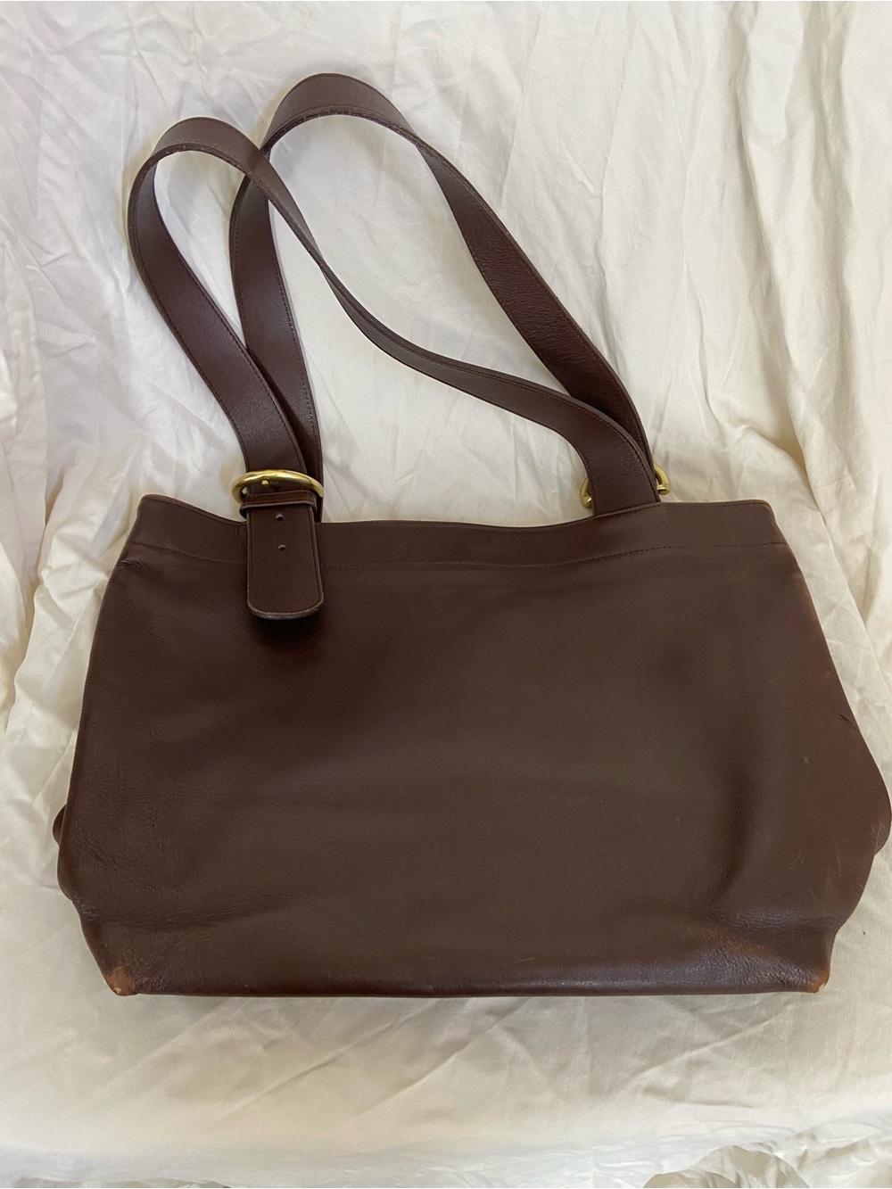 Vintage Coach Lafayette 4140 Brown Leather Shoulder Bag Excellent Condition